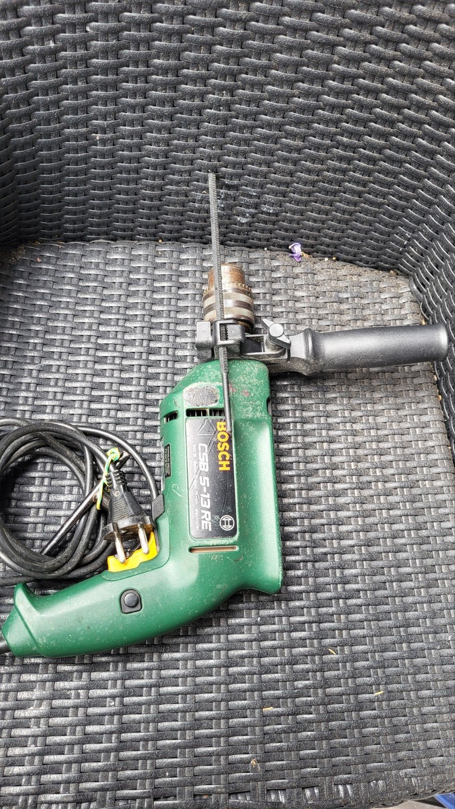 Bosch  boor/ klopboormachine 500W, Doe-het-zelf en Verbouw, Gereedschap | Boormachines, Ophalen, Gebruikt, 400 tot 600 watt, Boormachine