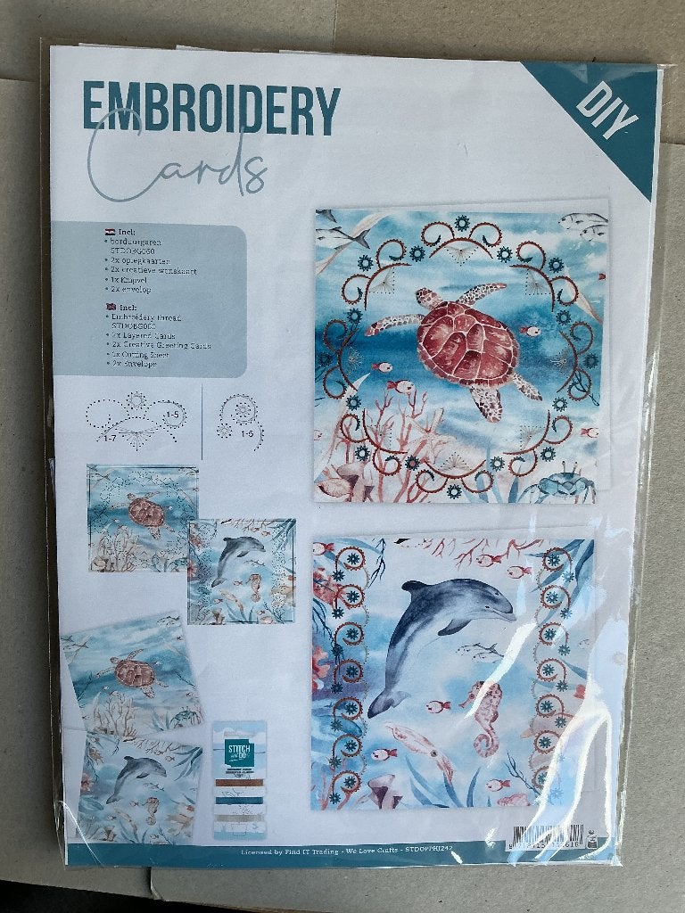 Embroidery cards, Hobby en Vrije tijd, Ophalen of Verzenden, Nieuw, Overige thema's, Overige typen