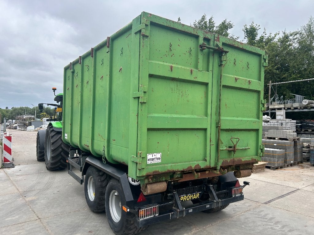 Haakarm container, Ophalen