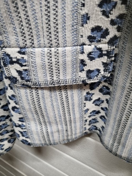 jasje dames blauw witte prent 3 three maat 42, Ophalen of Verzenden, 'T Olde Gre-j, Info@toldegrej.nl, Endepoelstraat 20f Didam