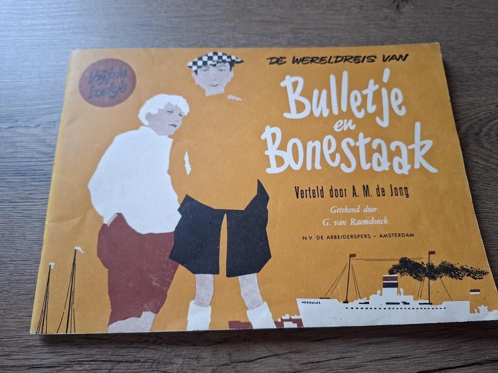 Strip : De Wereldreis van Bulletje en Bonestaak !! 05, Eén stripboek, Ophalen of Verzenden, Gelezen