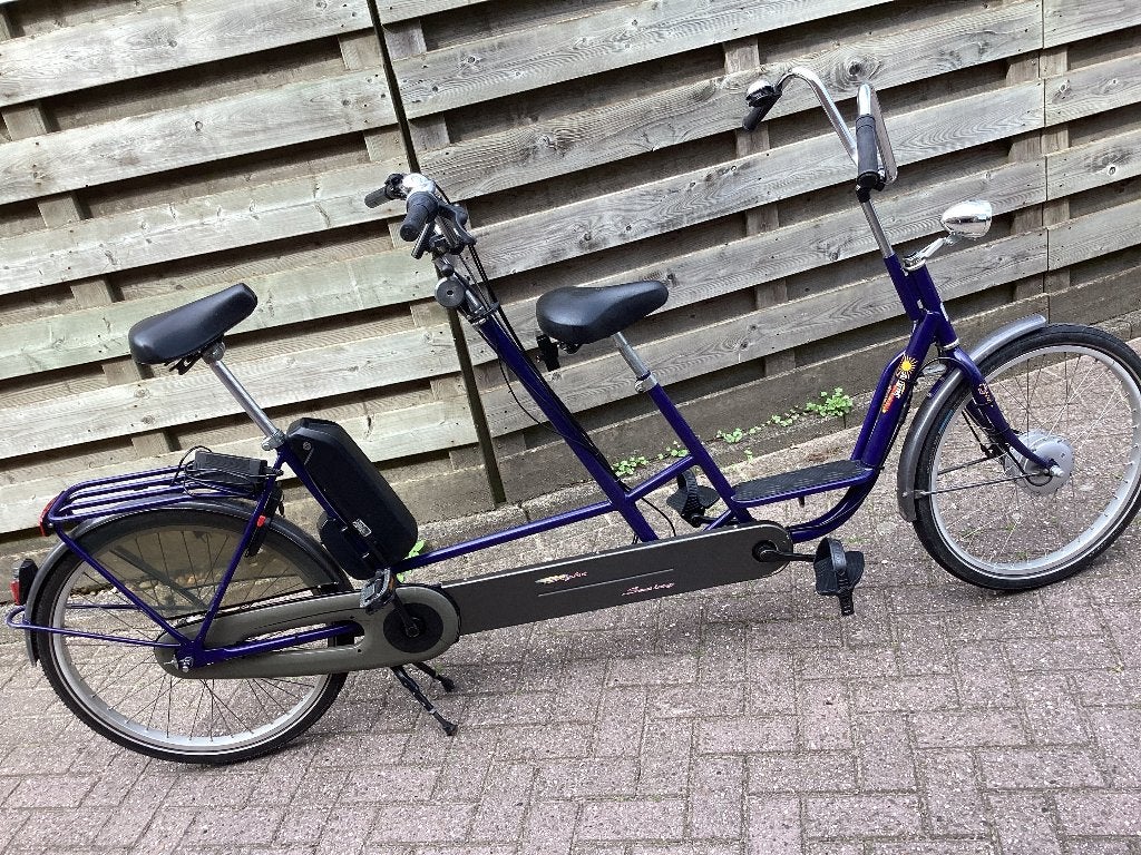 nijland nando met ondersteuning, Fietsen en Brommers, Fietsen | Tandems, Minder dan 10 versnellingen, Gebruikt, Ophalen of Verzenden