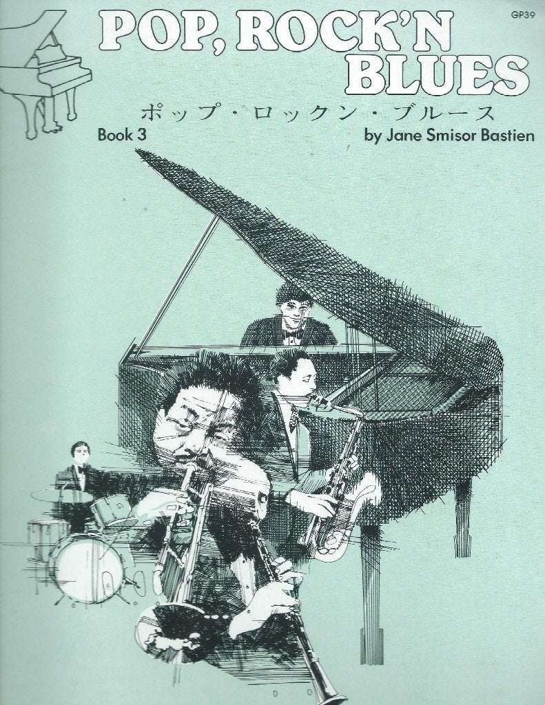 Pop, Rock'n Blues book 3 - Jane Smisor Bastien, Ophalen of Verzenden, Zo goed als nieuw, Thema, Blues