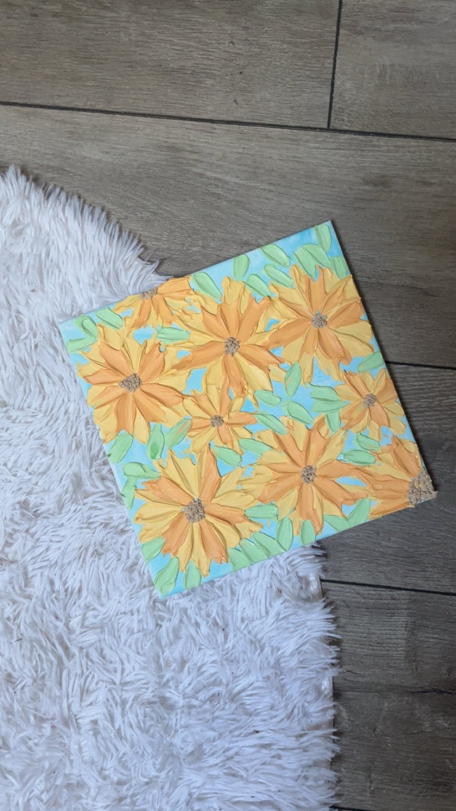 Zonnebloem schildedij, Ophalen, Nieuw, Schilderij