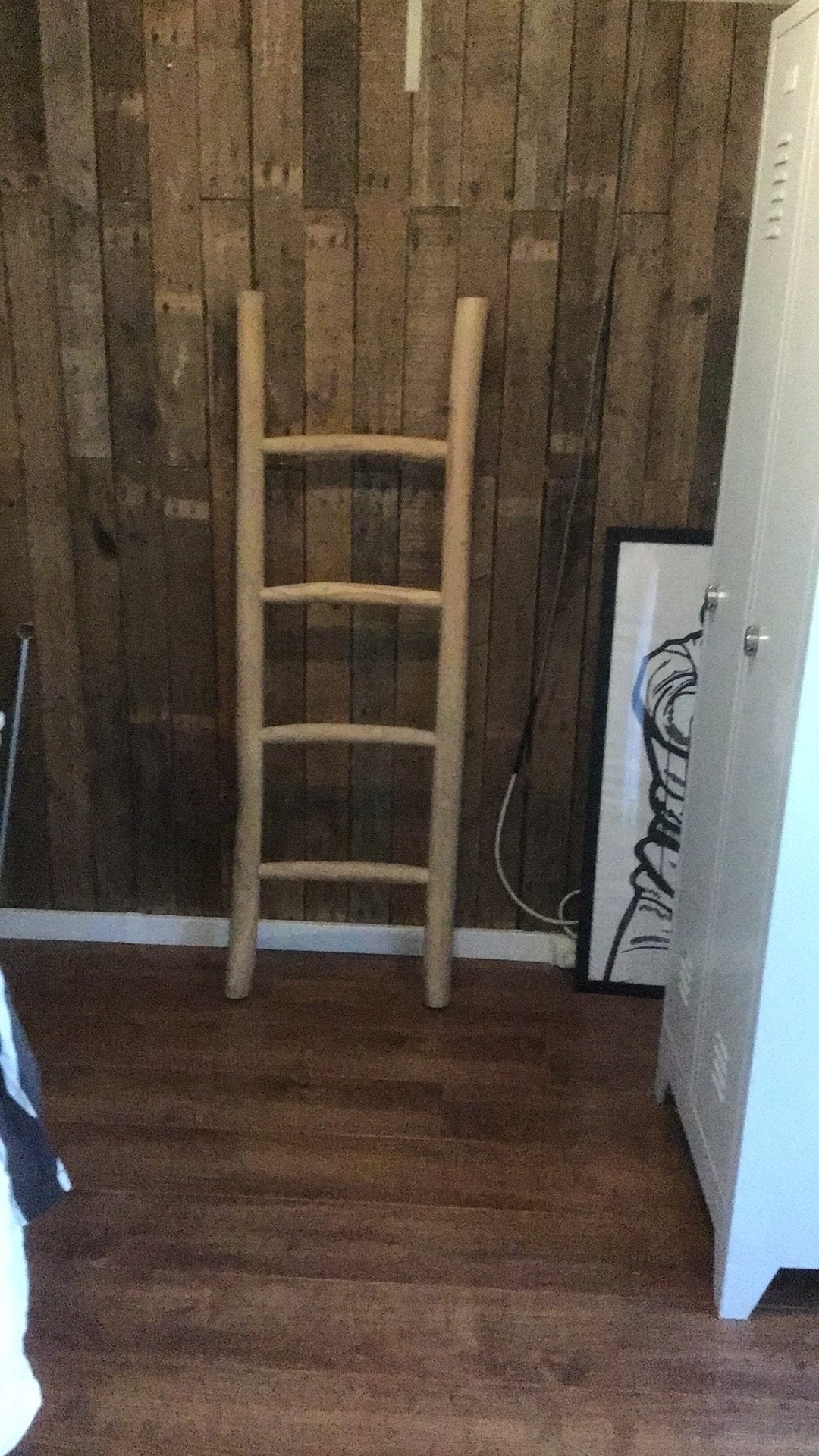 Houten decoratie ladder, Ophalen, Nieuw