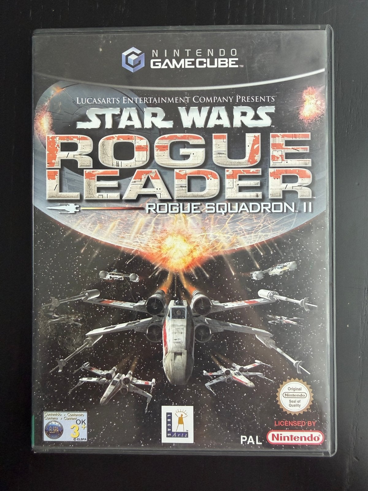 Nintendo Gamecube Star Wars Rogue Leader Squadron II Nieuwst, 1 speler, Racen en Vliegen, Ophalen of Verzenden, Zo goed als nieuw