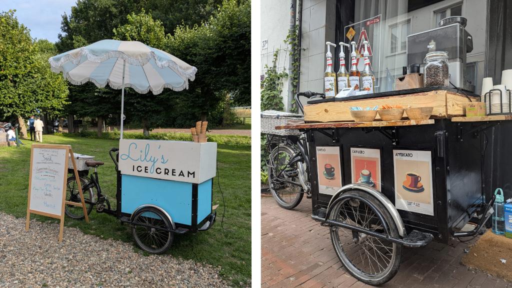 elektrische Ijscofiets/barista bakfiets, Fietsen en Brommers, Fietsen | Bakfietsen, Ophalen, 4 kinderen of meer, Elektrisch