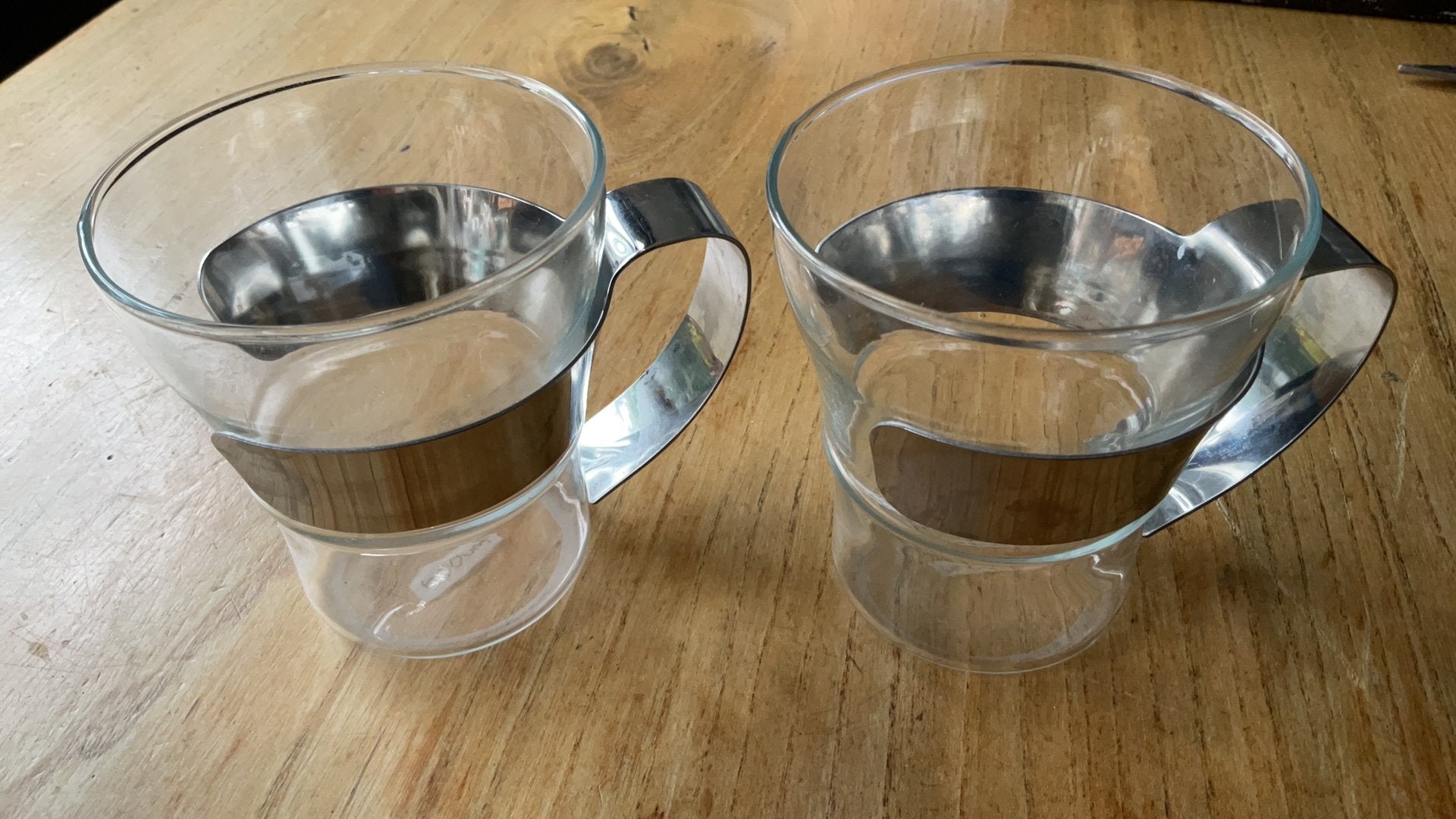 Bodum 2 theeglazen vintage, Huis en Inrichting, Keuken | Servies, Ophalen of Verzenden, Glas, Overige stijlen, Glas of Glazen