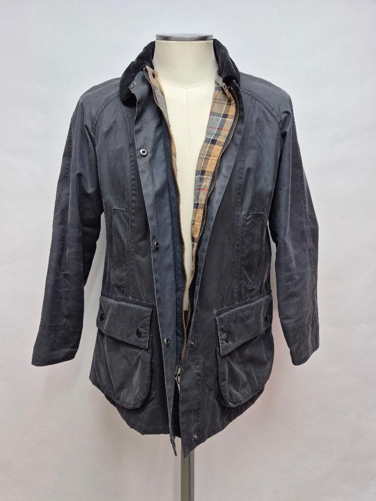 Barbour dames wax jas Beadnell, maat 42, Barbour, Blauw, Maat 42/44 (L), Ophalen of Verzenden