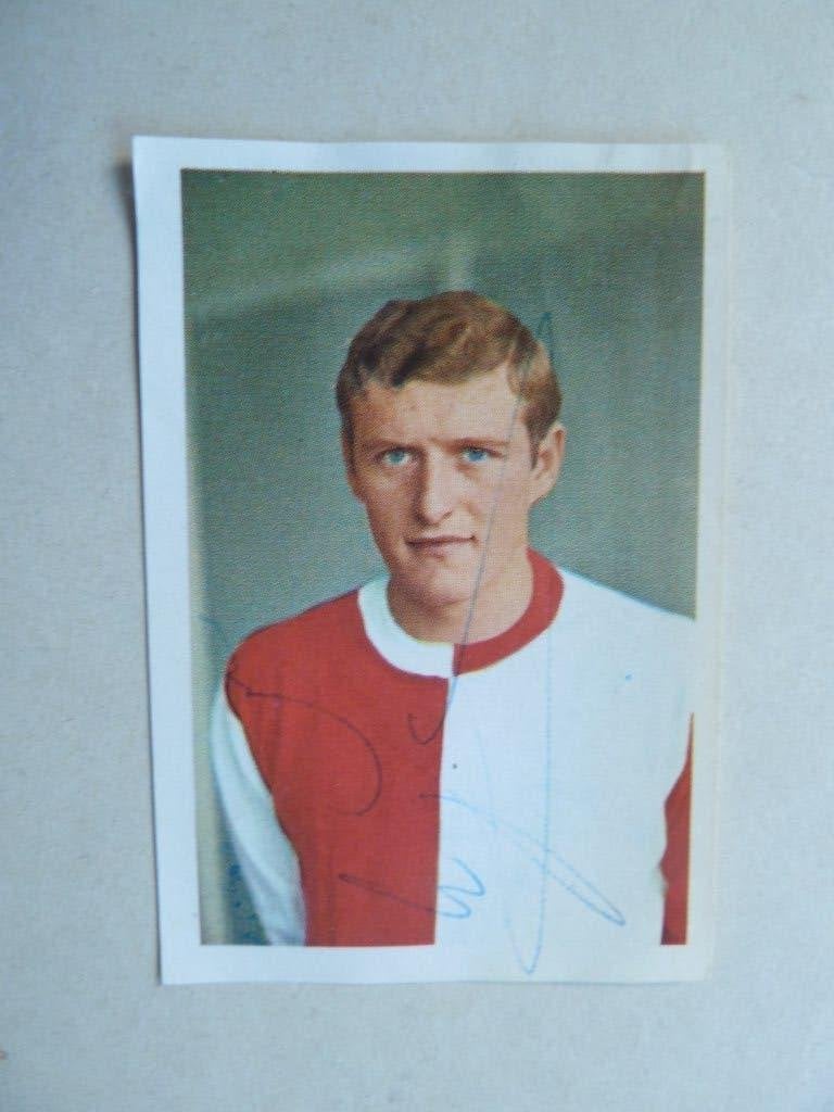 Handtekening  Wim.Jansen Feyenoord  plaatje v.d.Hout 69/70, Ophalen of Verzenden, Zo goed als nieuw, Feyenoord, Poster, Plaatje of Sticker