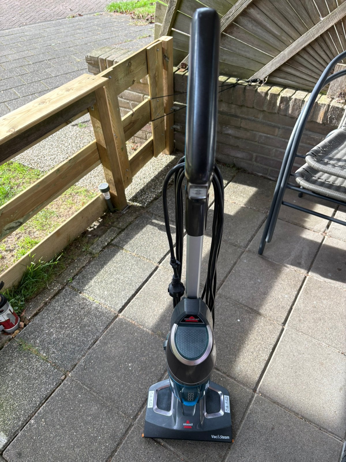 Bissel vac & clean 2 in 1 apparaat combi stofzuigen stoom, Ophalen, Zo goed als nieuw, Combi-reiniger, Overige merken