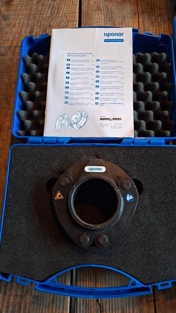 Uponor Persringen set Perstang U63, U90, U110 Perskettingen, Auto diversen, Autogereedschap, ., Nieuw, Ophalen of Verzenden, .