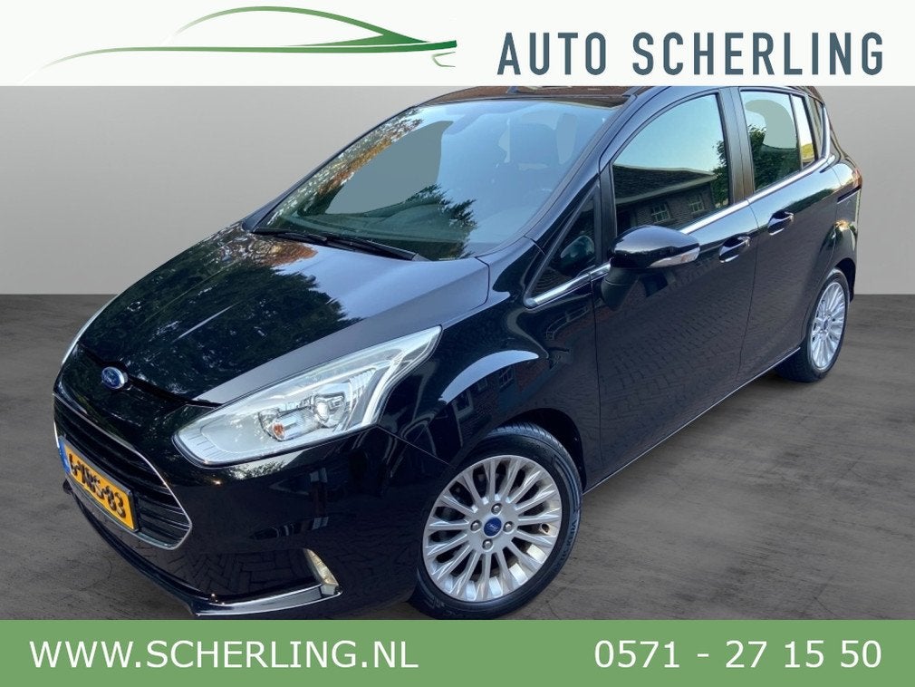 Ford B-MAX 1.0 EcoB. Titanium Slecht 97.000 km! NL-auto, Auto's, Voorwielaandrijving, Euro 5, Gebruikt, 750 kg