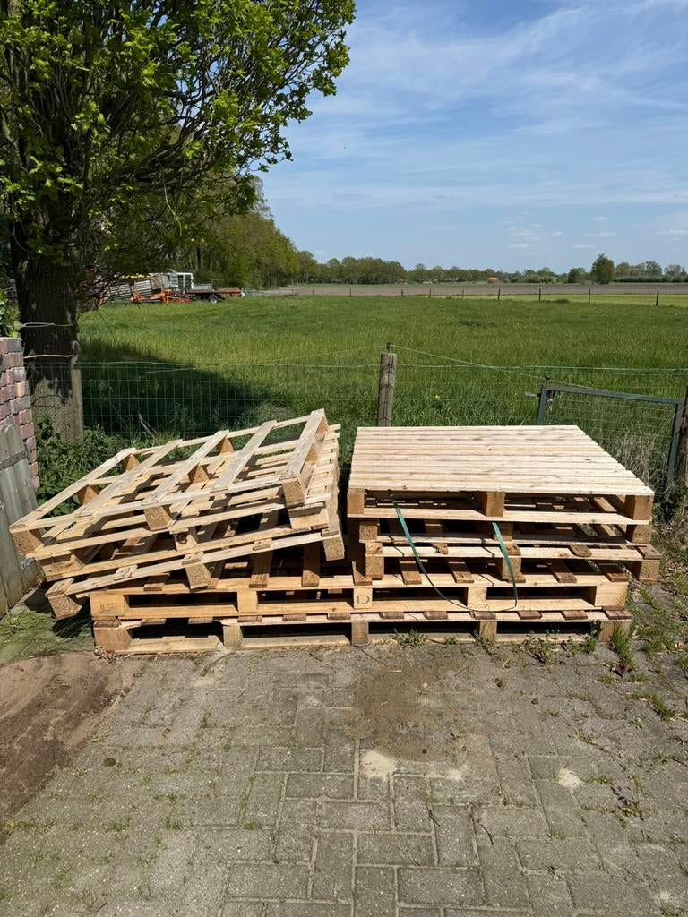 8 pallets - gratis ophalen, Doe-het-zelf en Verbouw, Hout en Planken, Ophalen, Zo goed als nieuw, Pallet, Minder dan 200 cm
