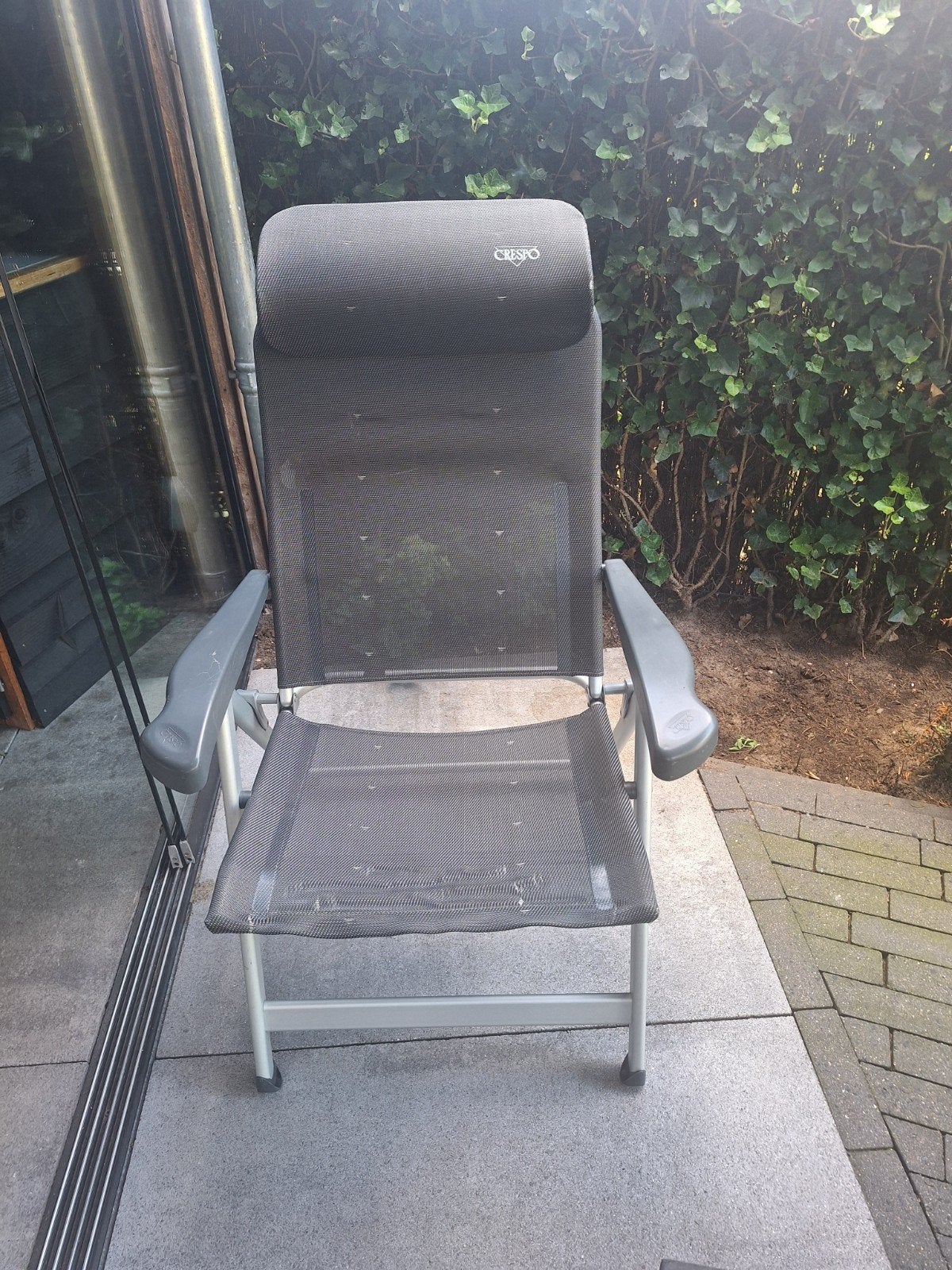 Crespo stoel AP 237 compact met verstelbaar hoofdsteun, Ophalen, Gebruikt, Campingstoel