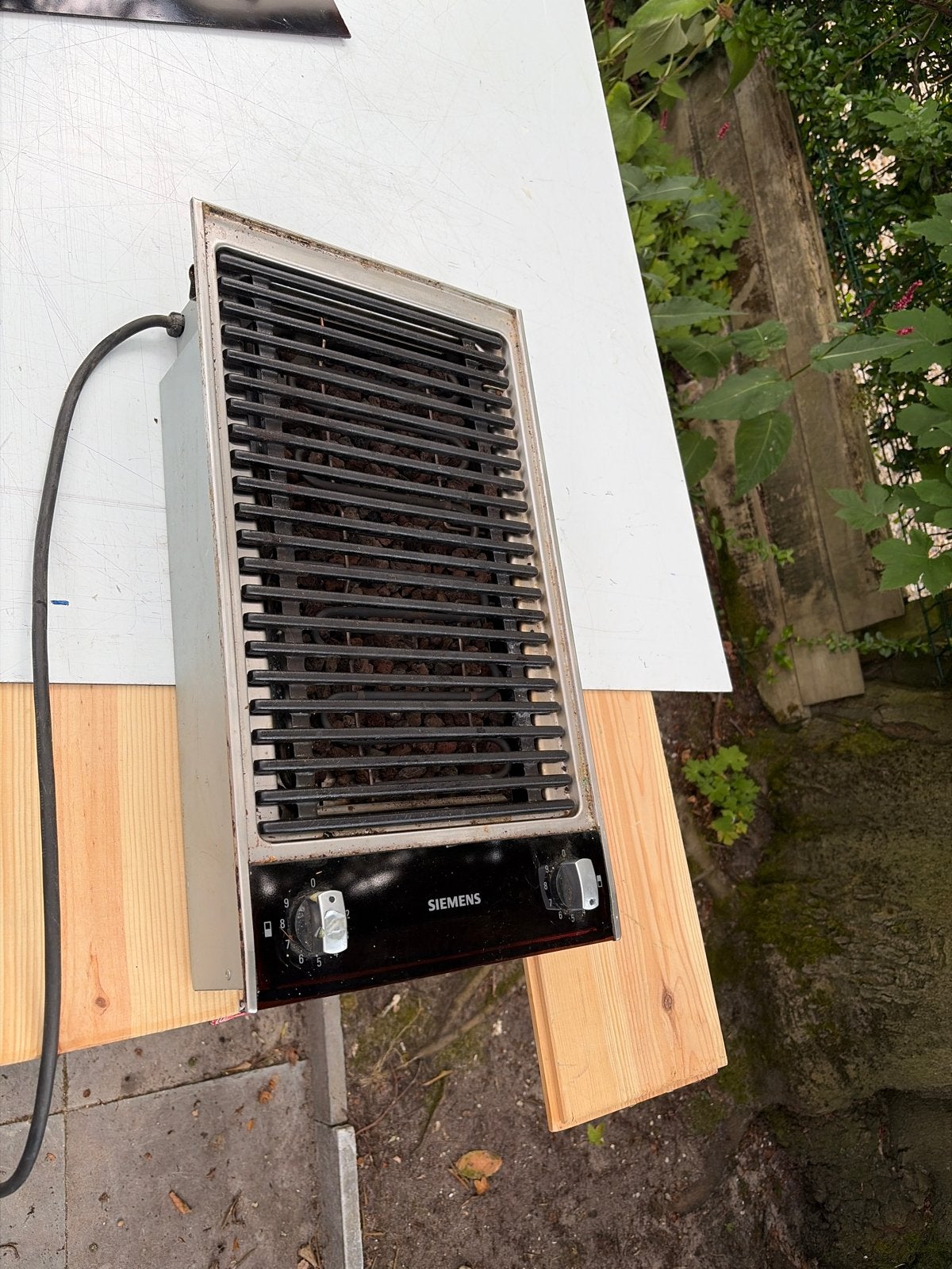 Siemens Inbouw Grillplaat - Gebruikt, Ophalen, Gebruikt, Minder dan 85 cm, Grill