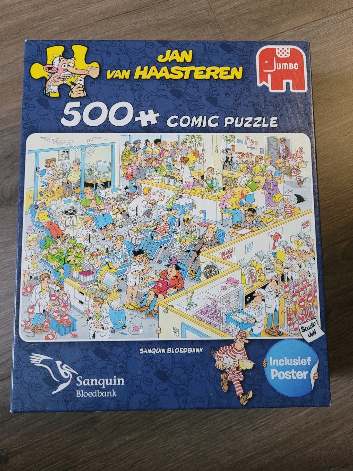 Jan van Haasteren Sanqiun, Ophalen of Verzenden, 500 t/m 1500 stukjes, Zo goed als nieuw, Legpuzzel
