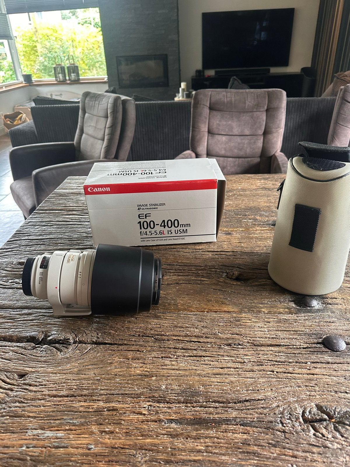 Canon EF 100-400mm f/4.5-5.6L IS USM Telelens, Canon, Autofocus, Zo goed als nieuw, Canon EF