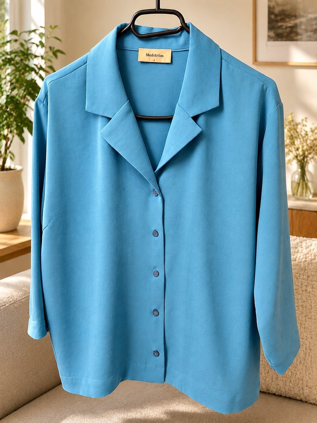 Modström blouse in maat S, zo goed als nieuw, Kleding | Dames, Ophalen of Verzenden, Zo goed als nieuw, Maat 36 (S), Blauw