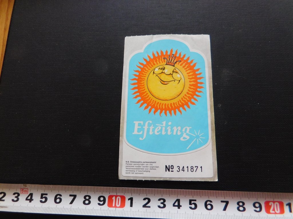 sticker Kaatsheuvel  EFTELING  No: 341871, Ophalen of Verzenden, Zo goed als nieuw