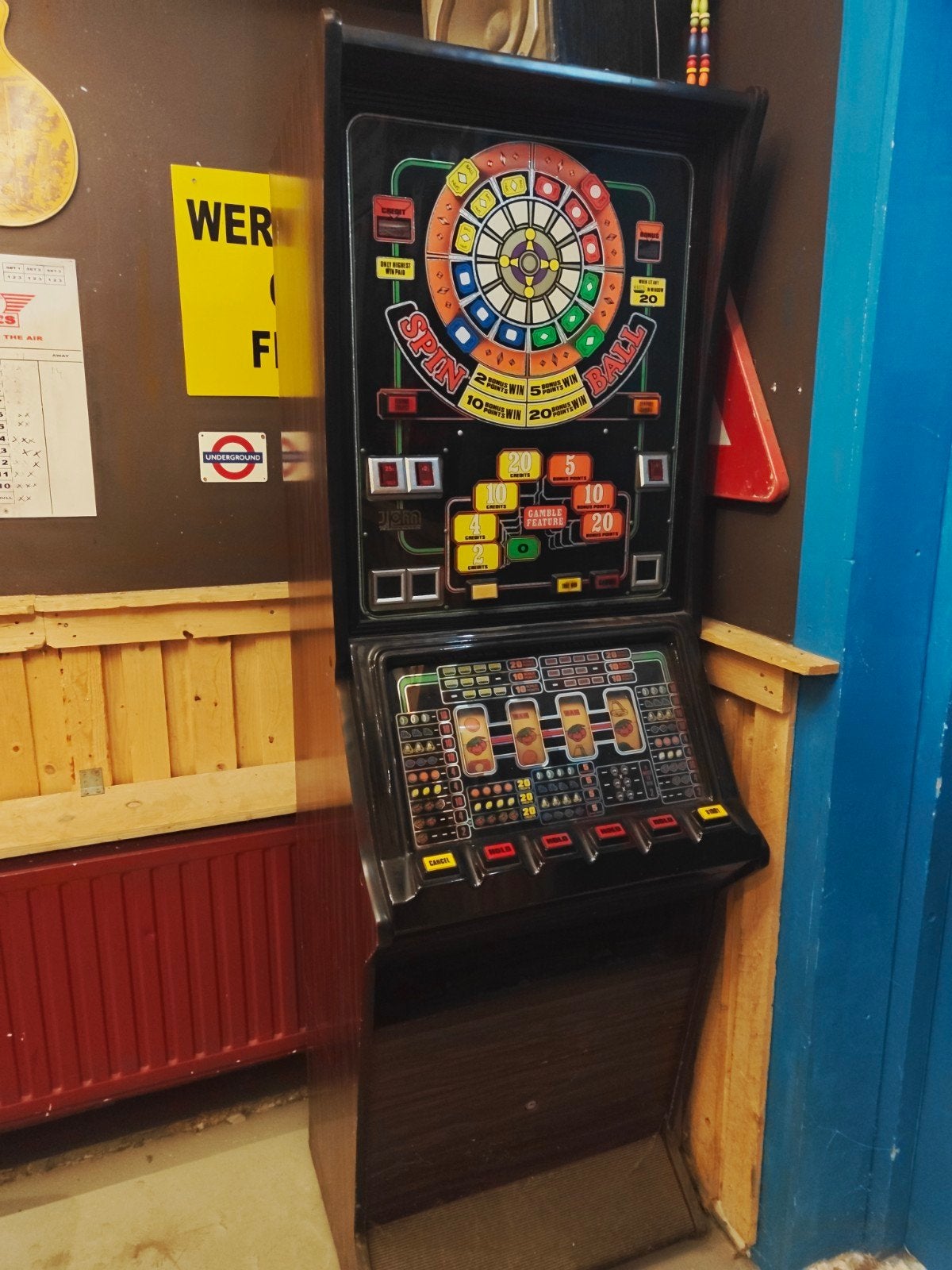 JPM Spinball kapotte gokkast, Euro, Ophalen, Gebruikt