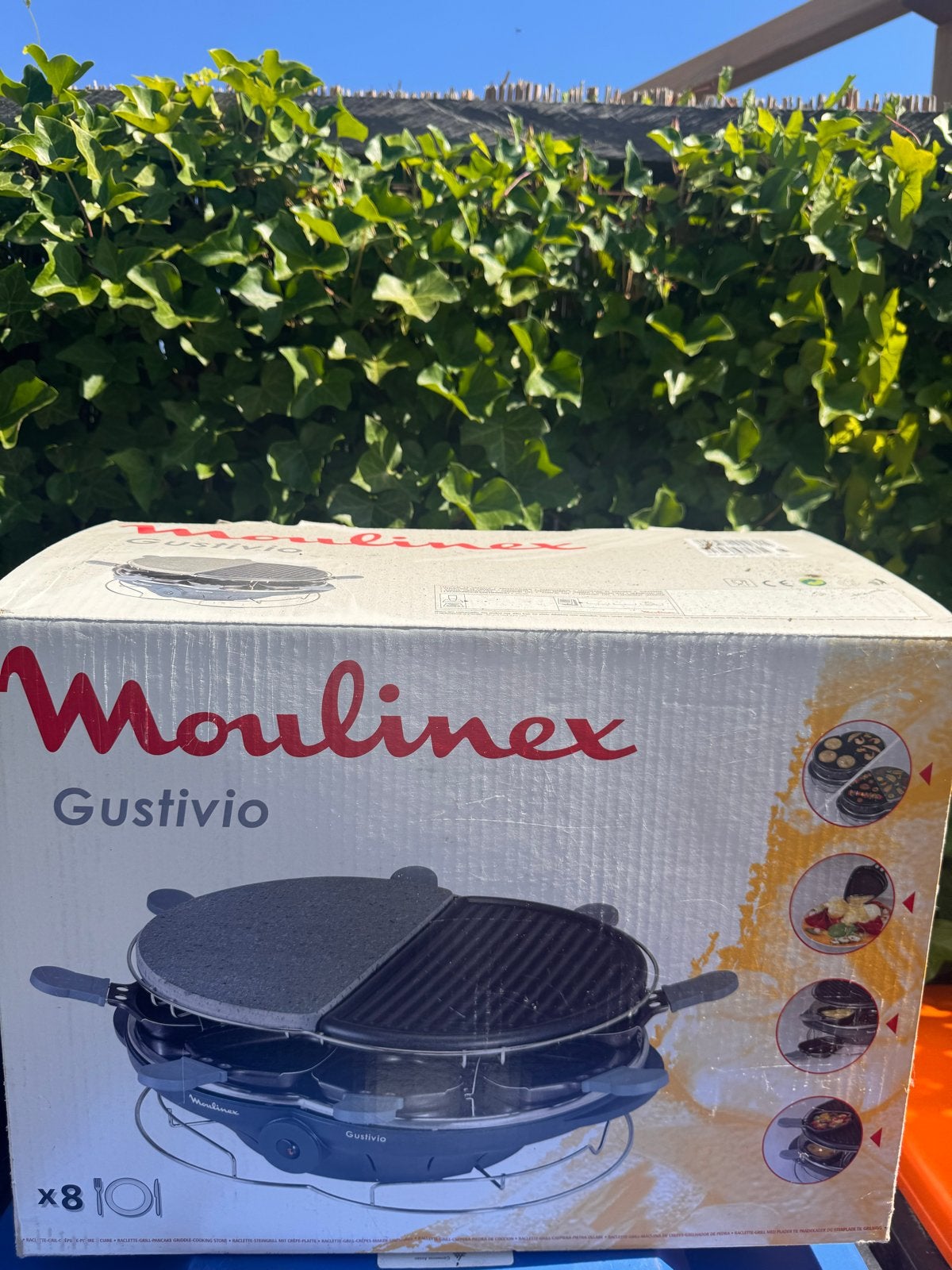 Moulinex Gustivio Raclette Grill - Nieuw in doos, Ophalen of Verzenden, Nieuw, 8 personen of meer