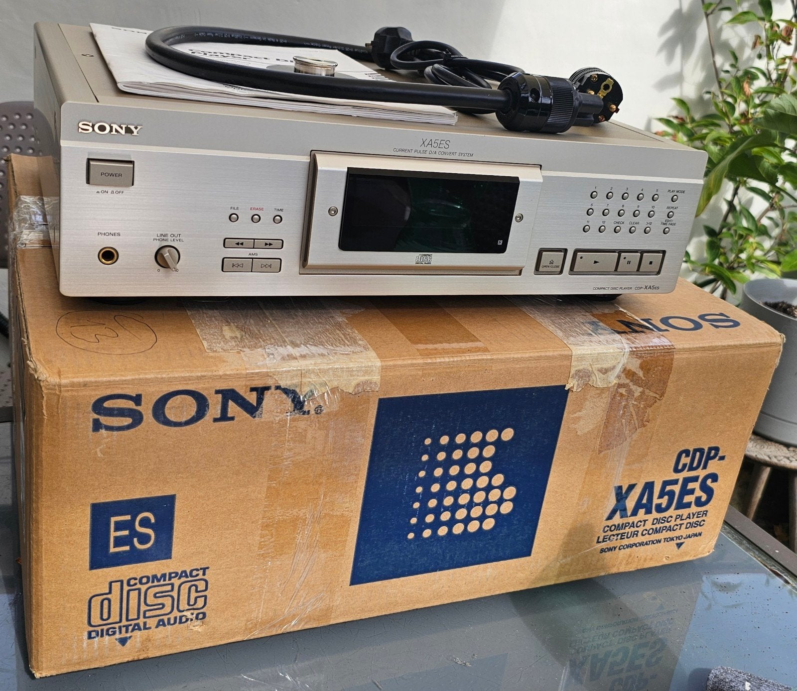 Sony CDP XA5 ES Fixed pick up mechanism,vintage topper,izgst, Audio, Tv en Foto, Cd-spelers, SONY, Ophalen of Verzenden, Zo goed als nieuw
