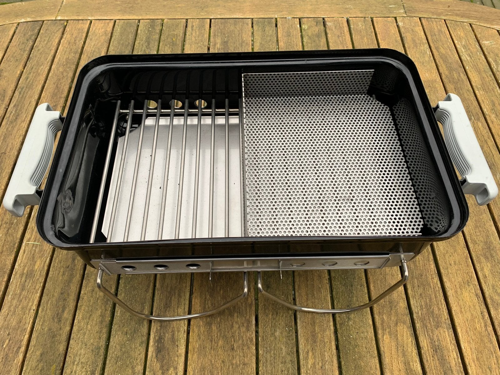 RVS Kolenmandje – Weber Go Anywhere (WGA), Ophalen of Verzenden, Nieuw, Met accessoires