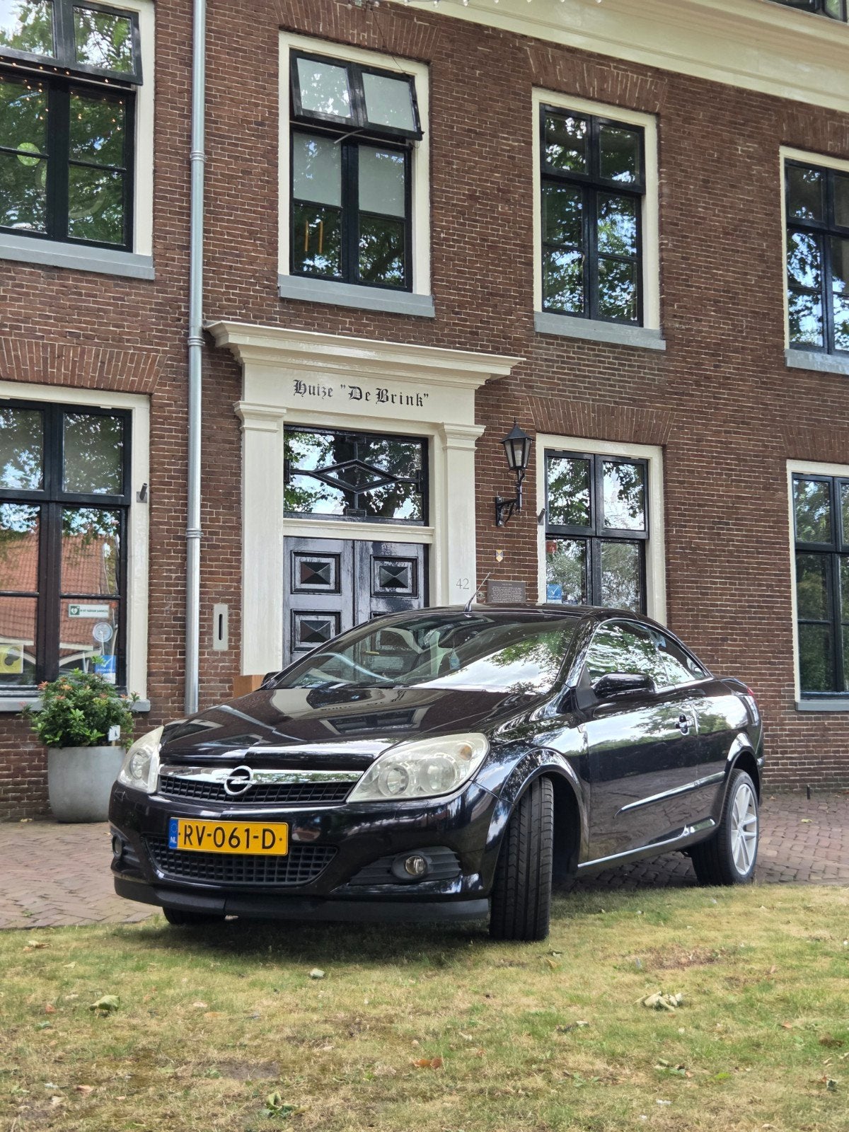 Opel Astra 1.6 16V Twin TOP Temptation 85KW 2008 Zwart Stoel, Auto's, Voorwielaandrijving, 745 kg, Zwart, 4 cilinders