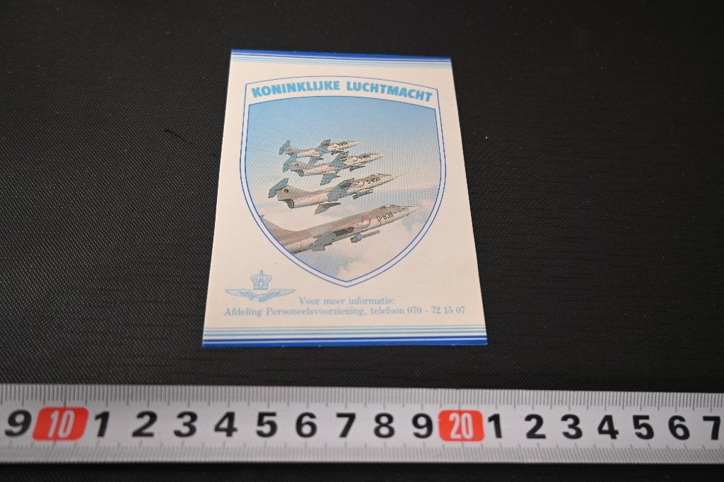 sticker Leger Koninklijke Luchtmacht  LL1867, Verzamelen, Stickers, Ophalen of Verzenden, Zo goed als nieuw
