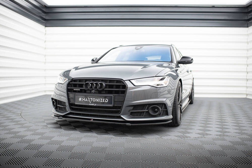 Voorlip sideskirt diffuser - Audi A6 C7 Sedan Avant 14-17, Ophalen of Verzenden