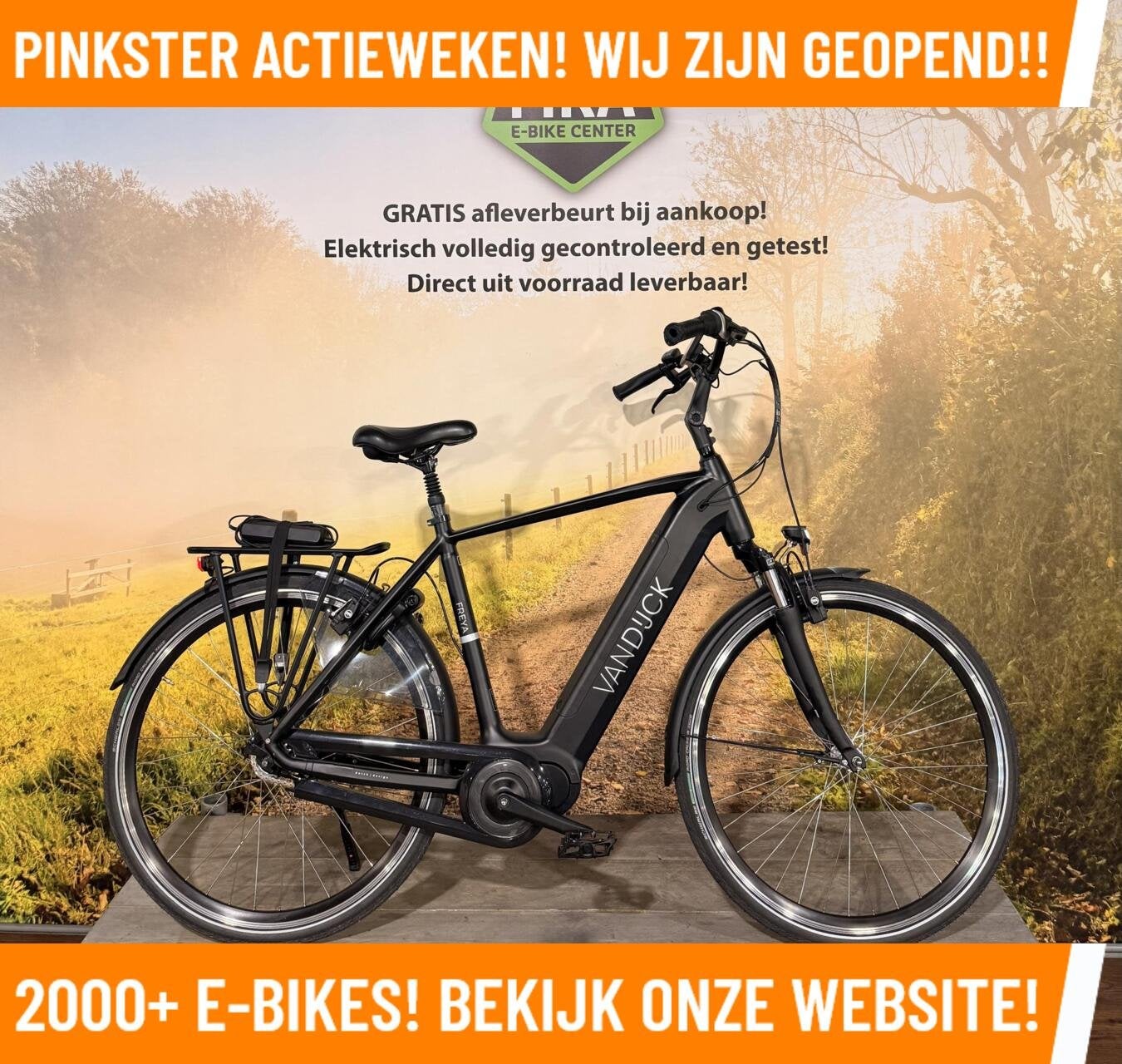Van Dijck Freya Elektrische fiets met Kreutzer midden motor, 55 tot 59 cm, Nieuw, Overige merken