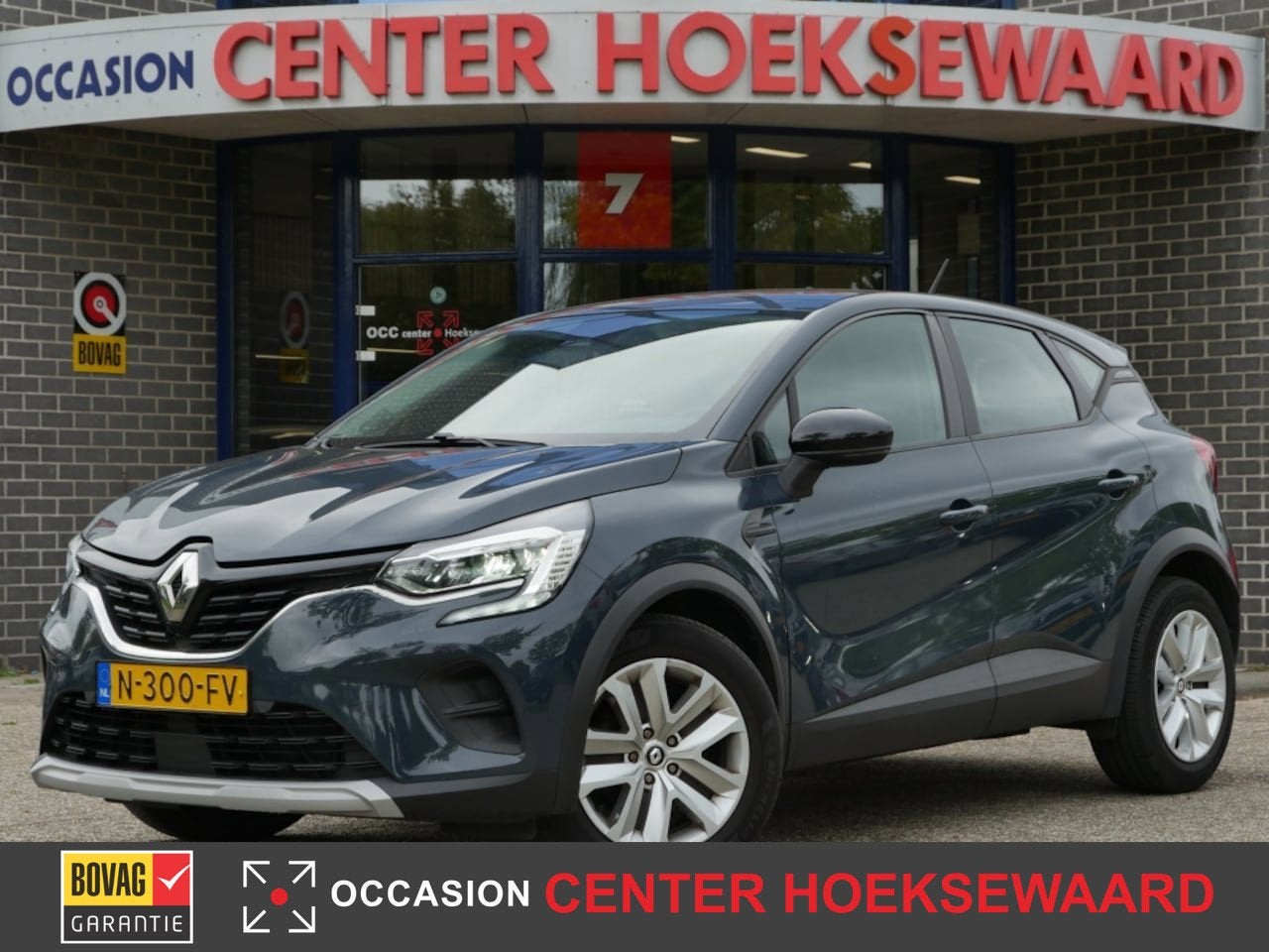 Renault Captur TCe 90pk GPF Zen | Bi-Tone | LED | Cruise | C, Voorwielaandrijving, Gebruikt, Euro 6, Blauw