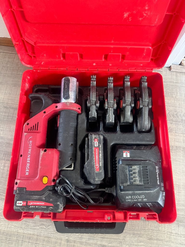 Rothenberger Romax Compact perstang, Doe-het-zelf en Verbouw, Gereedschap | Handgereedschap, Ophalen, Gebruikt, Overige merken