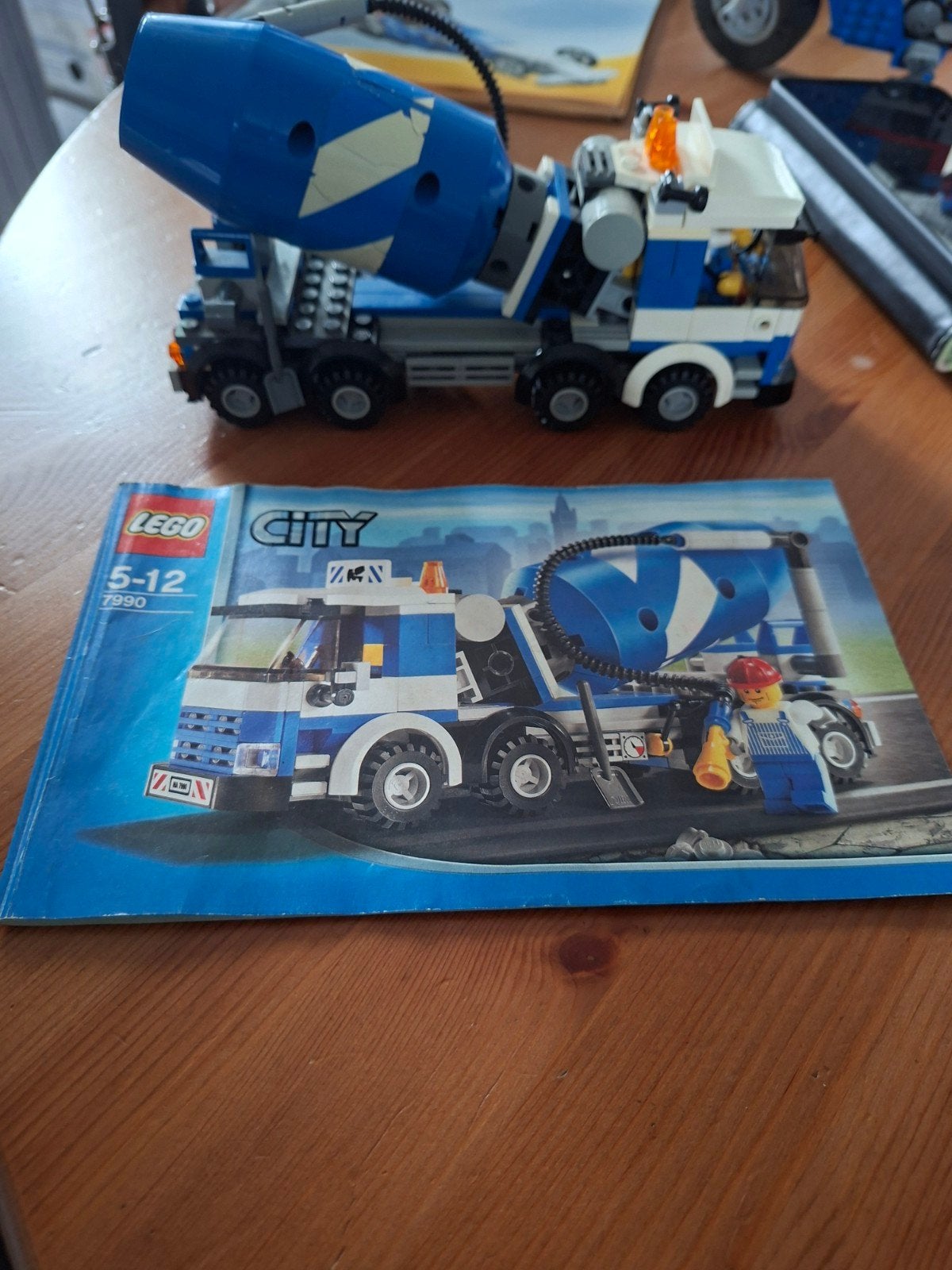 Lego City Cementmixer 7990 - Compleet met instructies, City, Lego, Inclusief instructies, Ophalen of Verzenden