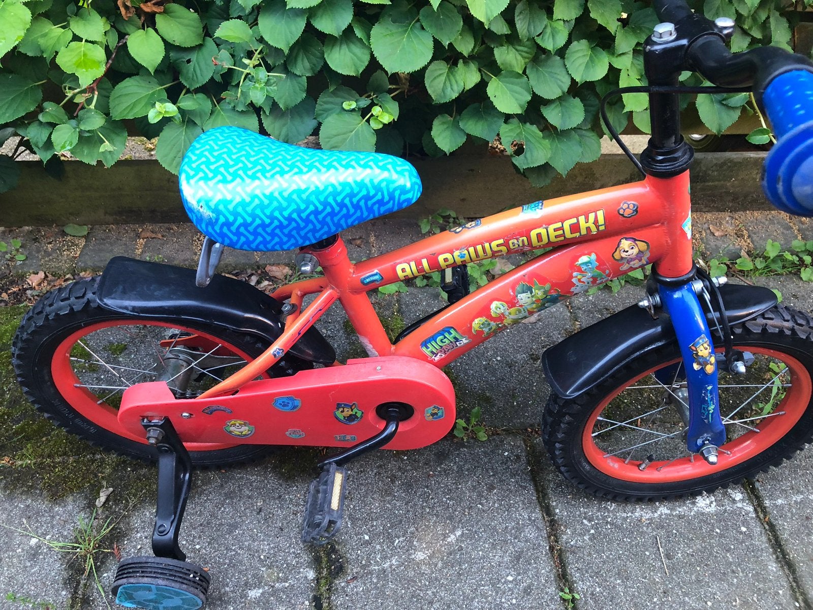 Spider Man, Ophalen of Verzenden, Zo goed als nieuw, Minder dan 16 inch, Zijwieltjes