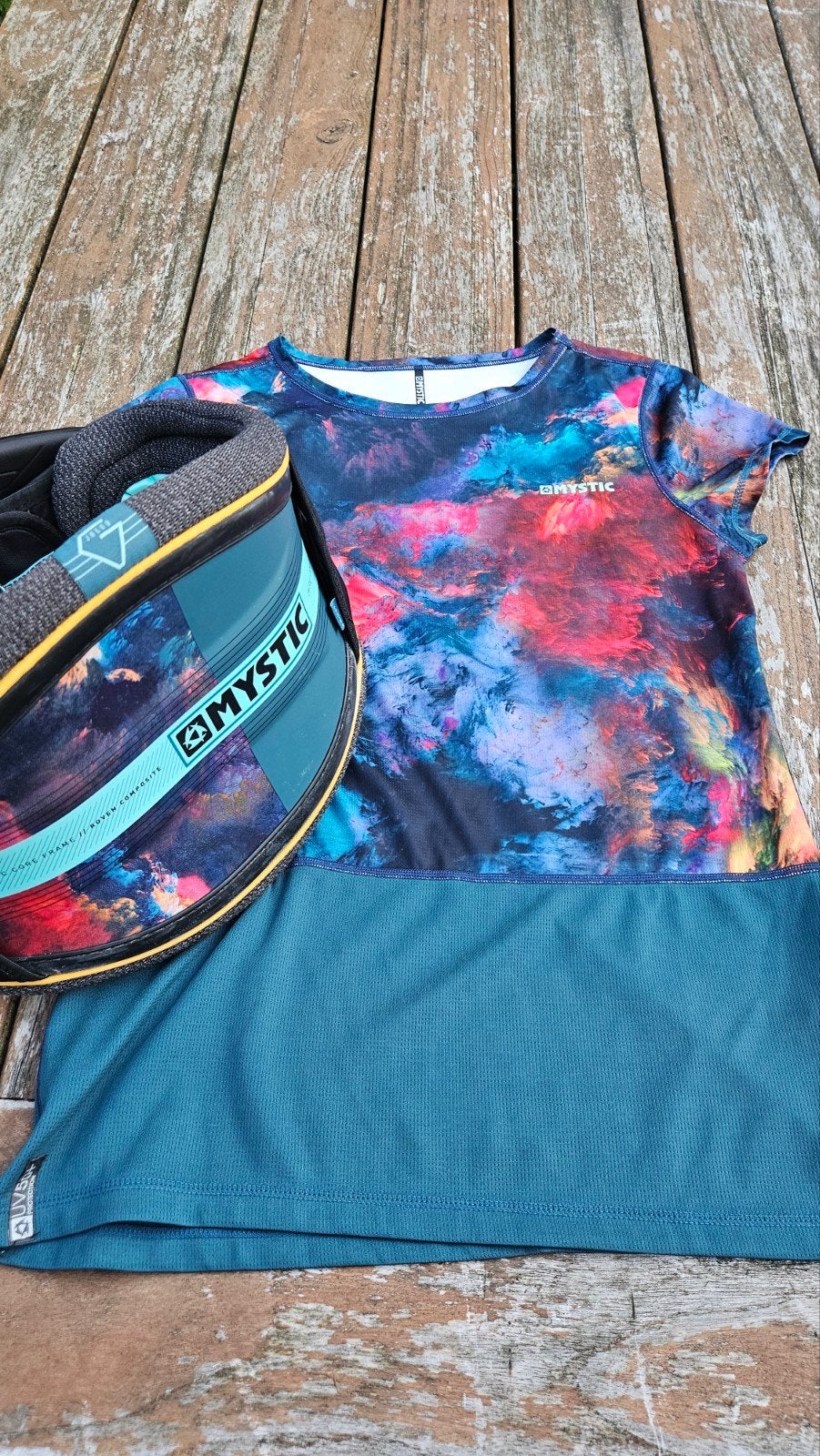 Mystic Gem Trapeze (M) met bijpassend shirt (L) Dames, Watersport en Boten, Ophalen of Verzenden, Zo goed als nieuw, Overige typen