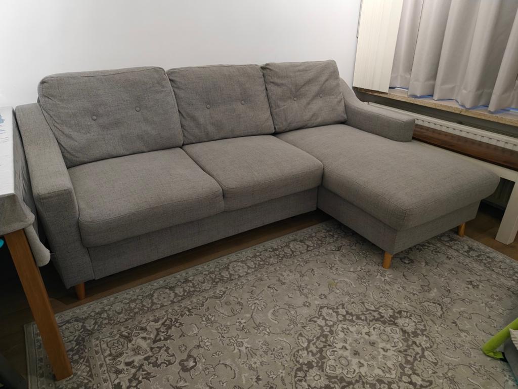 Seats & Sofas Hoekbank - Premium Staat, Opslag & Slaapbank, Huis en Inrichting, Banken | Bankstellen, Ophalen, 125 tot 150 cm