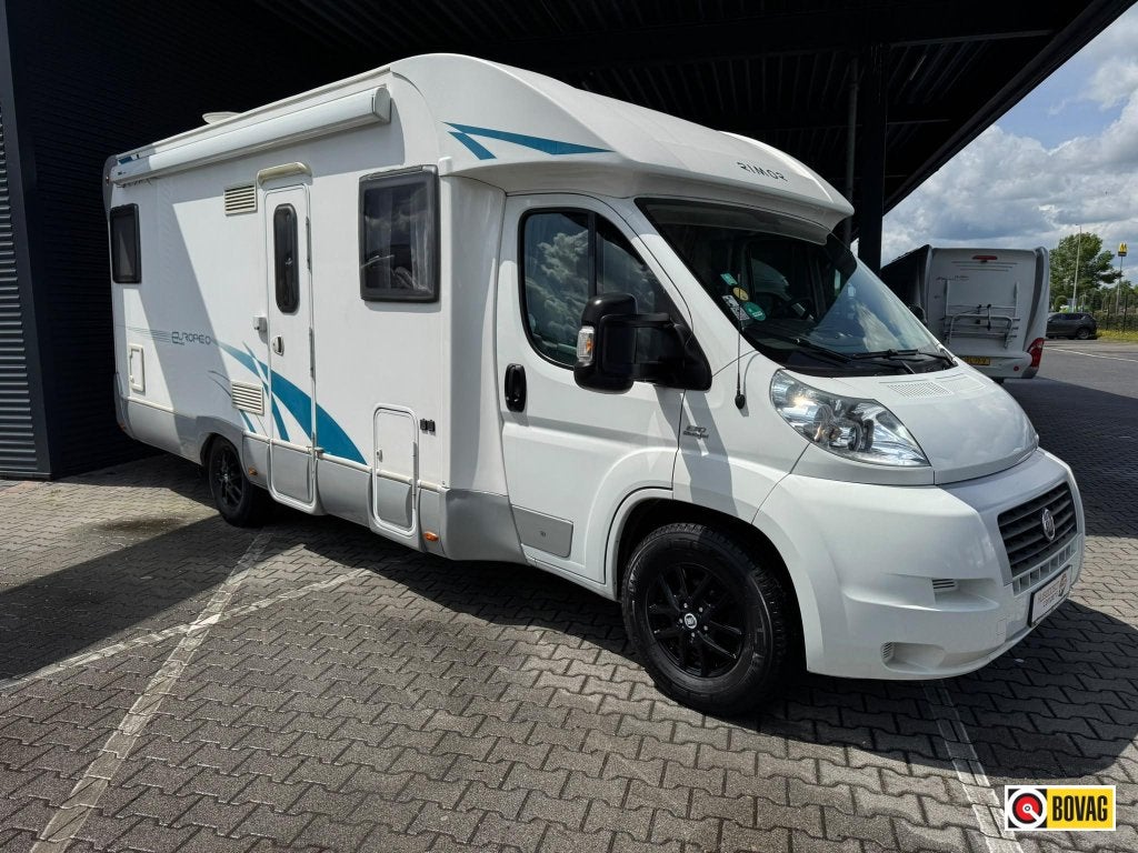 Rimor Europeo 97 P 53.000km!, Caravans en Kamperen, Campers, Ringverwarming, Luifel, Fiat, Koelkast