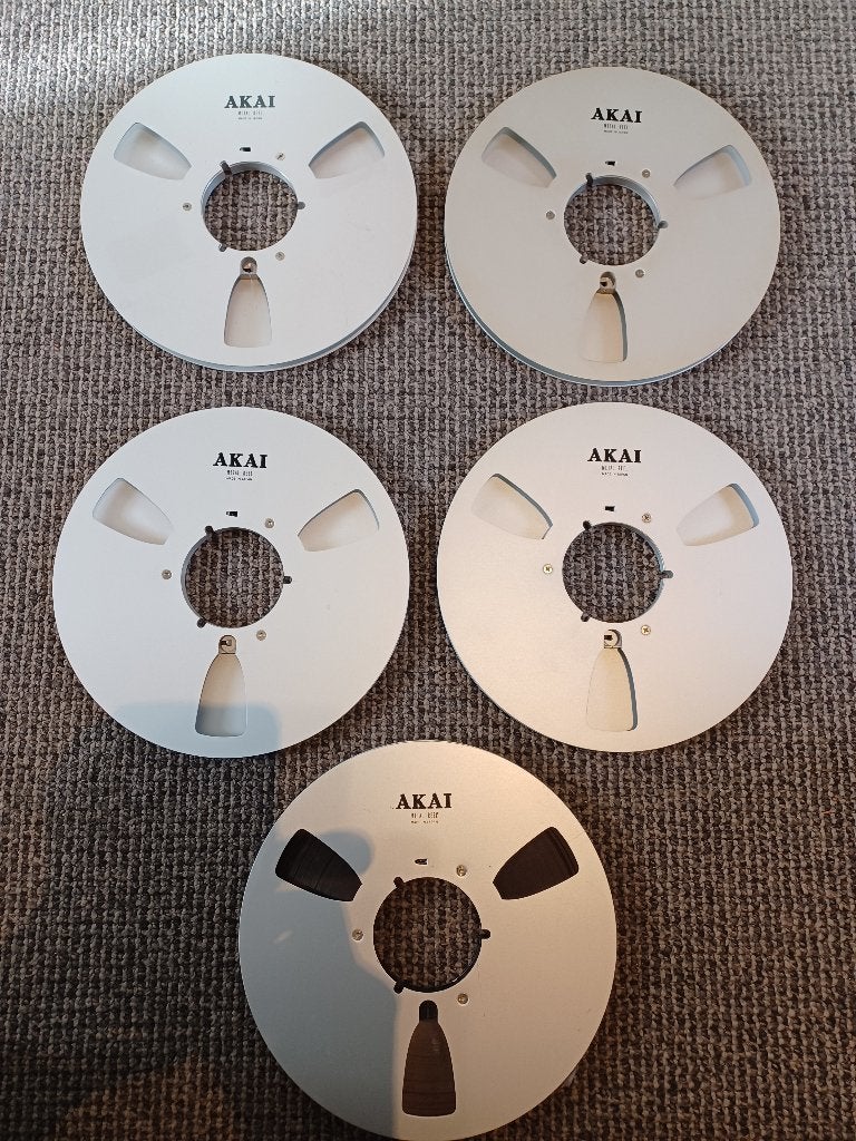 5 akai reels, Ophalen, Bandrecorder, Met banden