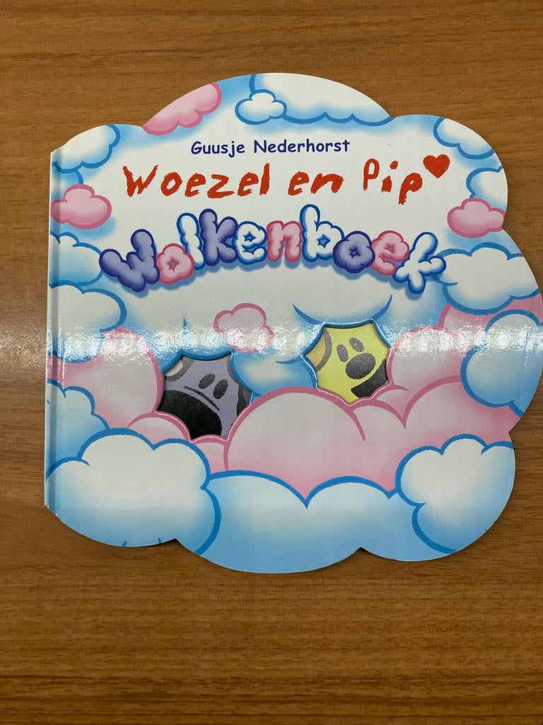 Woezel en Pip Wolkenboekje - Guusje Nederhorst (Zo goed als, Ophalen of Verzenden, Zo goed als nieuw, Uitklap-, Voel- of Ontdekboek