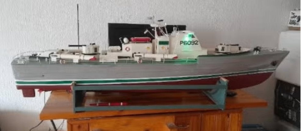 Pracht RC P6092 Dachs Torpedo Snellboot . XL, Ophalen, Zo goed als nieuw, 1:32 tot 1:50, Overige merken