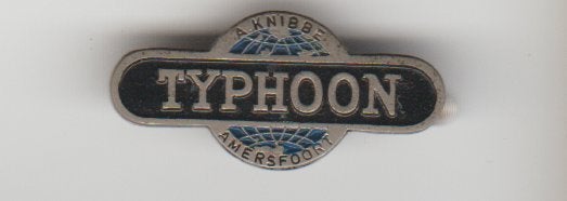 Amersfoort Typhoon knibbe vintage broche in nette staat, Verzenden, Zo goed als nieuw, Transport