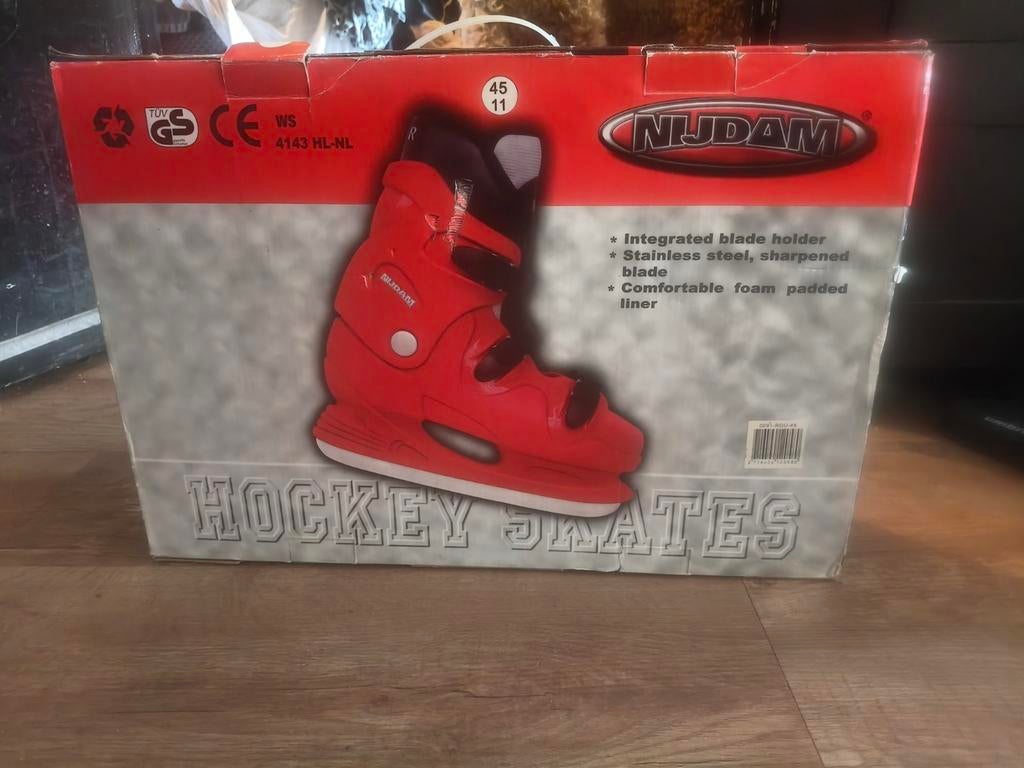 Nijdam ijshockeyschaatsen maat 45, Ophalen, Zo goed als nieuw, 1200 watt of meer, Overige typen