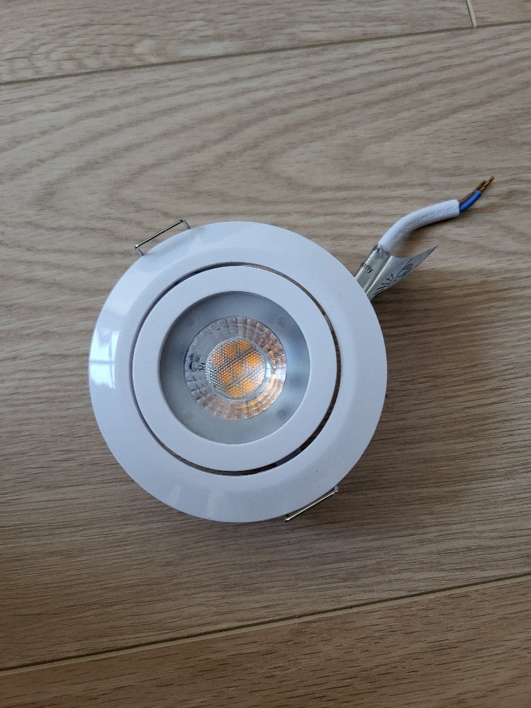 LED Inbouwspot Ø 82 mm 3-traps dimbaar wit (18 stuks), Ophalen, Kunststof, Dimbaar, Nieuw