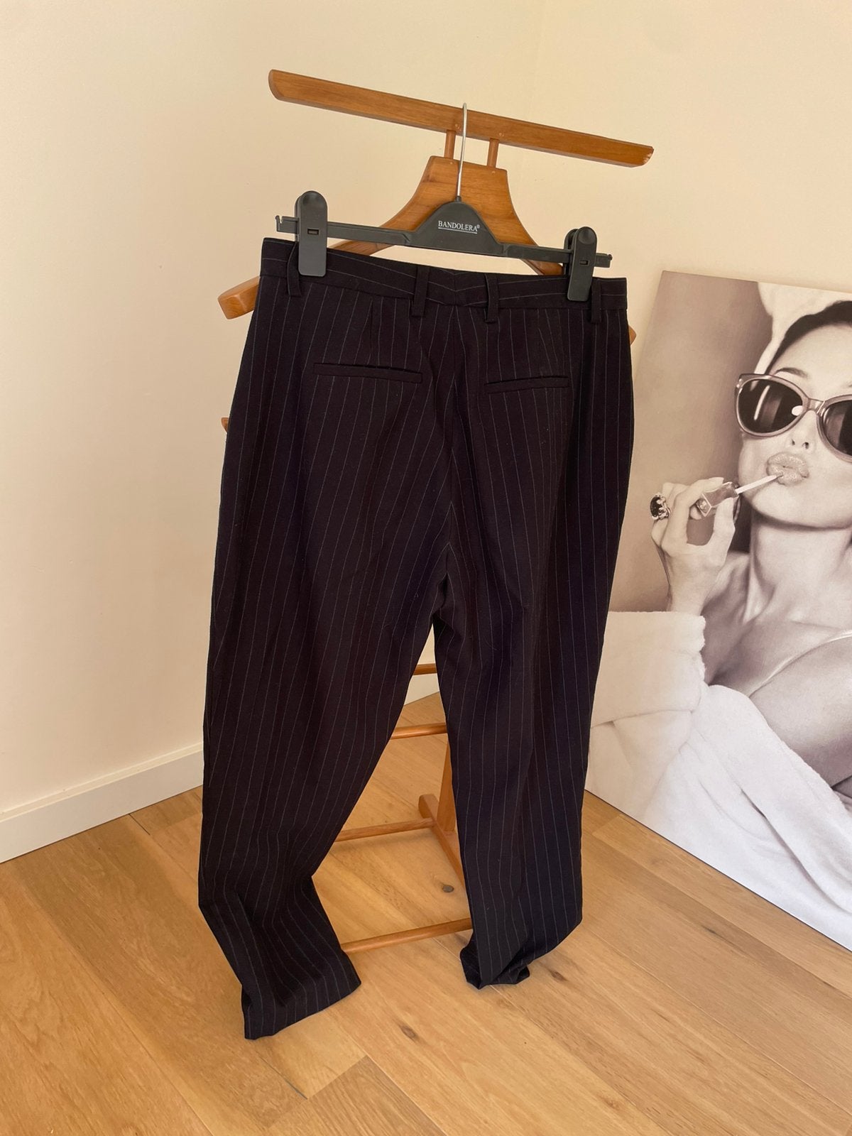 Donkerblauwe krijtstreep Sissy Boy, Kleding | Dames, Kort, Blauw, Maat 42/44 (L), Ophalen of Verzenden