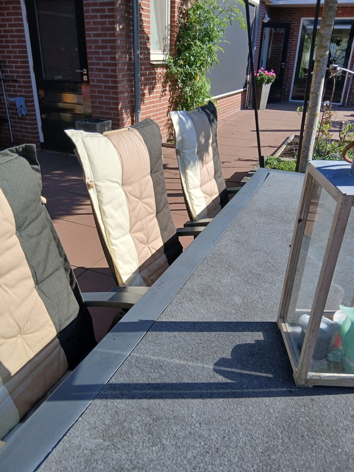 Te Koop Dinningset, Ophalen, Gebruikt, 6 zitplaatsen, Aluminium