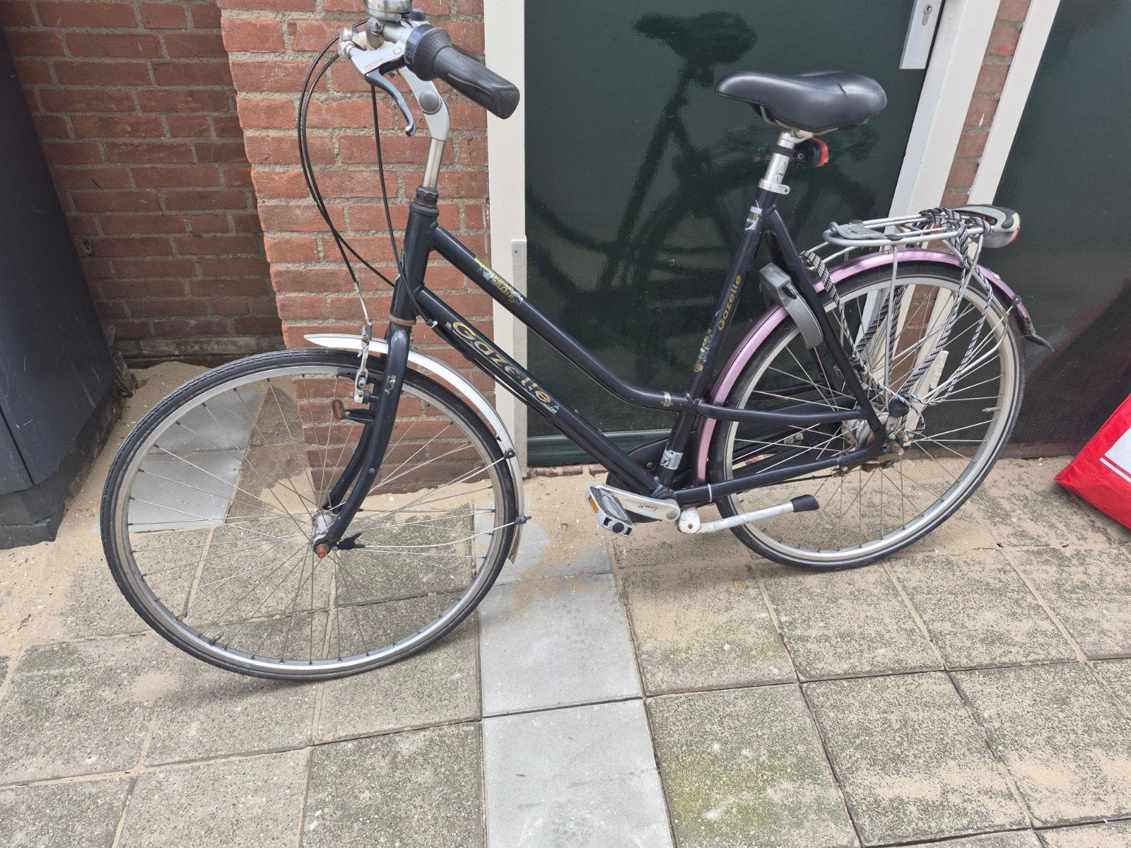 Gazelle orange fiets, Fietsen en Brommers, Fietsen | Dames | Damesfietsen, Gebruikt, Ophalen