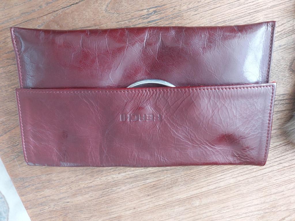 Bordeaux rode enveloppe tas, Ophalen of Verzenden, Nieuw, Rood
