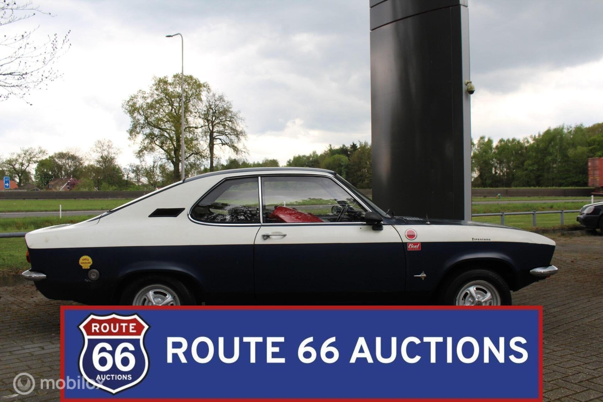 Opel Manta 1.2 S | Route 66 Auctions, Auto's, Overige carrosserieën, Zwart, Bedrijf, Opel